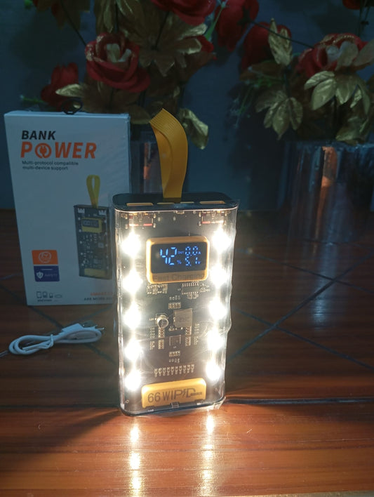 Transparent Power Bank 20000 mAh